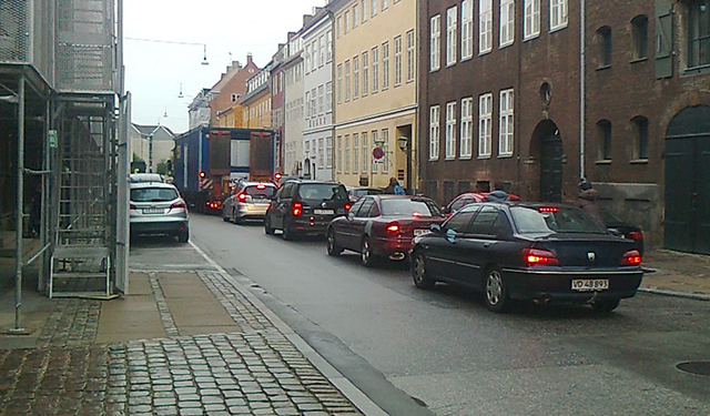 Trafikpropper i Strandgade