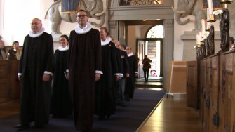 Dobbelt præsteindsættelse i Vor Frelsers Kirke