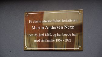 Mindeplade over Martin Andersen Nexø