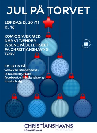 Juletræet tændes ..