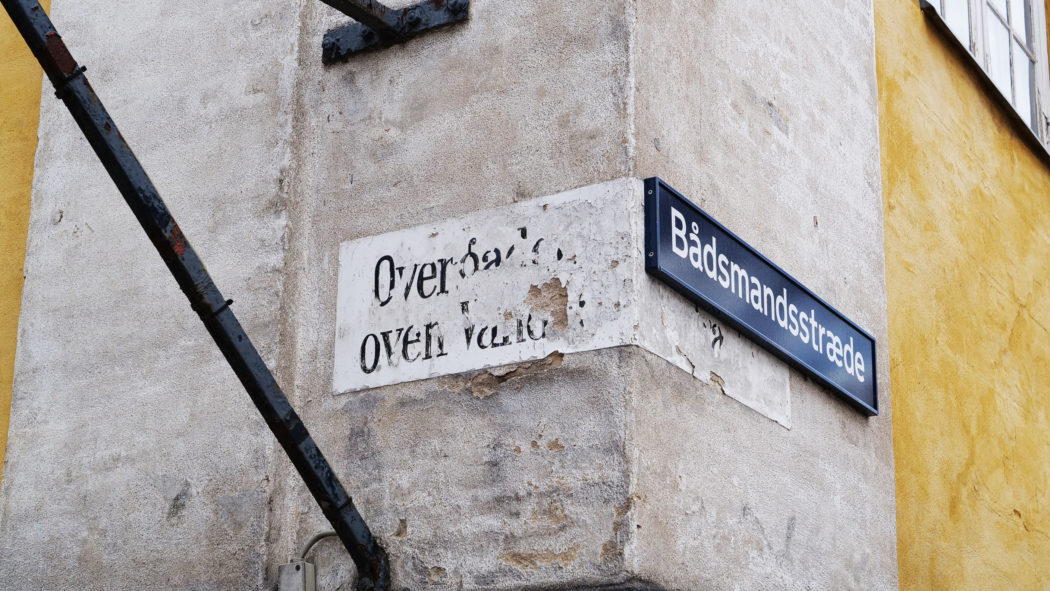 vejskilt baadsmandsstraede