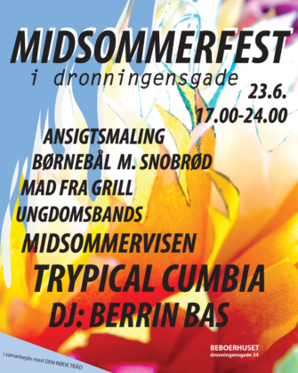 Midsommerfest i Dronningensgade – Pressemeddelelse